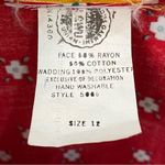 Vintage Constantine’s Las Vegas Red Printed Quilted Dress Pinup Retro 50’s Dress Size 12 Photo 13