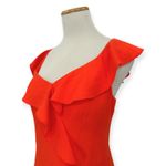 BCBGMAXAZRIA | NWT | 12 | One Shoulder Asymmetrical Ruffle Mini Cocktail Dress Photo 5