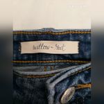 Willow + Root  Distressed Blue capri Jean nwot Photo 2