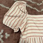 Loft Puff Sleeve Cotton Dress Size 12 Photo 5