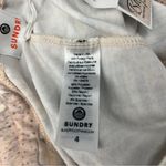 Sundry  Pastel Leaf Print Soft Stretch Jogger Pants Drawstring Loungewear Size 4 Photo 10