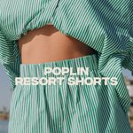 Daily Drills Green white Striped Poplin Set Photo 2