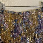 Nookie  Revolve Sequined Forever Mini Skirt Ruffle Front Zipper Small NEW W/ Flaw Photo 4