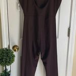 Old Navy  Brown Powersoft Sleeveless Jumpsuit/Bodysuit with Scoop Neckline Photo 6