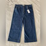RISEN Jeans High Rise Wide Leg Button Fly Dark Wash Denim Size 2X 18 / 20 NWT Blue Photo 10