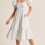 Abercrombie & Fitch Poplin Midi Dress Photo 0