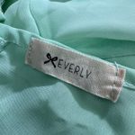 Everly Mint green dress ideal for summer with transparent neckline and sleeves Photo 5