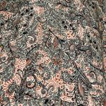 NWT I.N. Studio hi low maxi skirt floral paisley ruffle Olive Orange Size 3X Green Photo 1