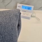 Tuckernuck NWT  Slate Blue Leather Trim Funnel Piper Poncho One Size Photo 13