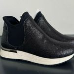 Kenneth Cole NEW  Black Sparkle Slip On Jogger Sneaker Chelsea Size 6 Comfort Photo 1