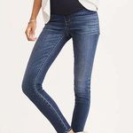 Madewell  Womens Jeans 32 Blue Denim Maternity Skinny Over The Belly Stretchy Photo 0