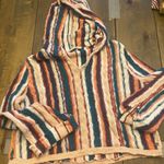 Roxy Tilly’s exclusive sun express poncho hooded sweater knit size XS Photo 3