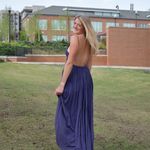 Madeline & Monroe Navy Crochet Maxi Dress Photo 11