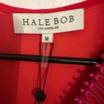 Hale Bob  Vibrant Red Long Sleeve Dress Photo 2