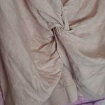 Victoria's Secret  SPORT TWIST KNOT OPEN BACK KNIT PALE PINK LAYERING SWEATER XL Photo 4