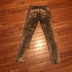 Paige  Denim Verdugo Metallic Ultra Skinny Jeans Photo 3