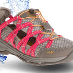 Chacos Chaco Gray and Orange Athletic Shoes for Outdoor Adventures Photo 0