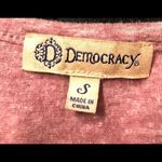 Democracy Burgundy Beaded Short Sleeve Top Photo 2