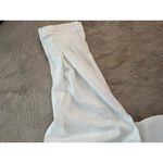 Free People  White Oversized Long-Sleeve Shirt With Boho Print Detail Womens S Photo 5