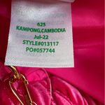 Lilly Pulitzer NEW Quilted Velvet Clutch Bag Bamboo Turnlock Luxe Pink Grenadine Photo 8