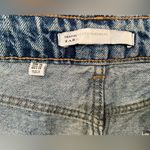 ZARA  cut off jean‎ shorts Trafaluc, embroidery, size 6 Photo 2