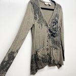 Miss Me Y2K Vintage Womens Cardigan Large Bohemian Fairygoth Whimsygoth Grunge Photo 4