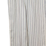 Jenni Kayne Cream Wide Leg Pants with Navy Stripes Size Small Photo 0