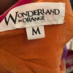 Fairycore pink Tie dye maxi kimono jacket cardigan with flounce wide sleeves with floral embroidery and a bohemian vibe Size M Photo 7