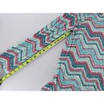 Shiela Rose Cardigan Sweater Sz L Chevron Colorful Artsy Fun Shawl Throw NWT Size L Photo 9