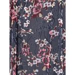 Womens Mesh Velvet Burnout Whimsigoth Mini Dress Size Medium Romantic Vamp Purple Photo 1