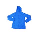 Nike Women's Size M Therma- Fit Full Zip Fleece Lined Blue Hooded Jacket Photo 1