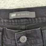 Levi's 515 Boot Cut Black Jeans Women's Size 8M Denim Pants Photo 2