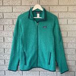 Patagonia Better Sweater Full Zip Fleece Jacket Teal Green Size Small Photo 2