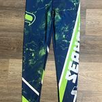 Seattle Seahawks Blue and Green NFL Team Leggings Size Small Photo 0