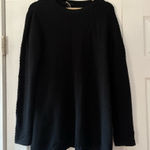 COS  Black‎ Textured Tunic Sweater Medium NWOT Photo 0