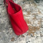 Michael Kors  Jet Set Travel Large Saffiano Leather Tote Bag Cherry Red Photo 3