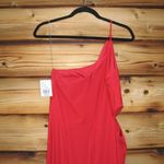 Jump  Apparel Juniors One Shoulder Jersey Gown with Cutout Photo 6