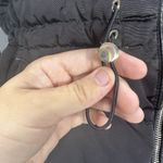 ZARA  Woman Black Down Puffer Jacket  Polyester Womans LARGE Fleece Lining Photo 6