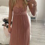 Free People  Strapless Dress Maxi Photo 0
