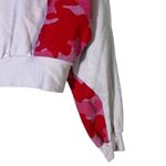 Nike Camo Panel Cropped Sweatshirt Womens M Pink Streetwear Athleisure Y2K Photo 4