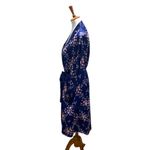 Morgan Lane X Floral Robe Blue One Size Photo 9