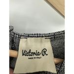 Victoria R Top Women SIZE M Black Plaid Short Sleeve Keyhole Tie Back Clueless Size M Photo 4