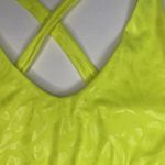 Carbon 38  Action Bra 2.0 In  Neon Yellow Leopard Takara Shine Women’s Size M Photo 2