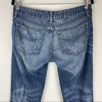 Gap Real Straight Leg Jeans Floral Embroidered Sz 6 Petite Boho Photo 8