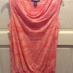 Style & Co Sleeveless shirt with drape boat neck. Photo 0