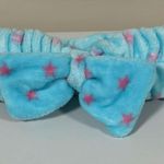The Crème Shop Blue Pink Stars Plush Spa Headband with Bow 🩵🩷 Photo 1