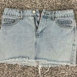 Edikted  Jessie Denim Mini Skirt Light Blue Photo 1