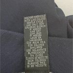 Alyn Paige  Navy Blue Stretch Classic Sheath Dress With Rose Detail Preppy Sz M‎ Photo 4