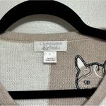 Christopher & Banks Vintage Calico Cat Patchwork Short Sleeved Cardigan - Size L Photo 2