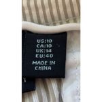 Cynthia Rowley  Tan & Cream Striped Women’s Shorts Size 10 Photo 4